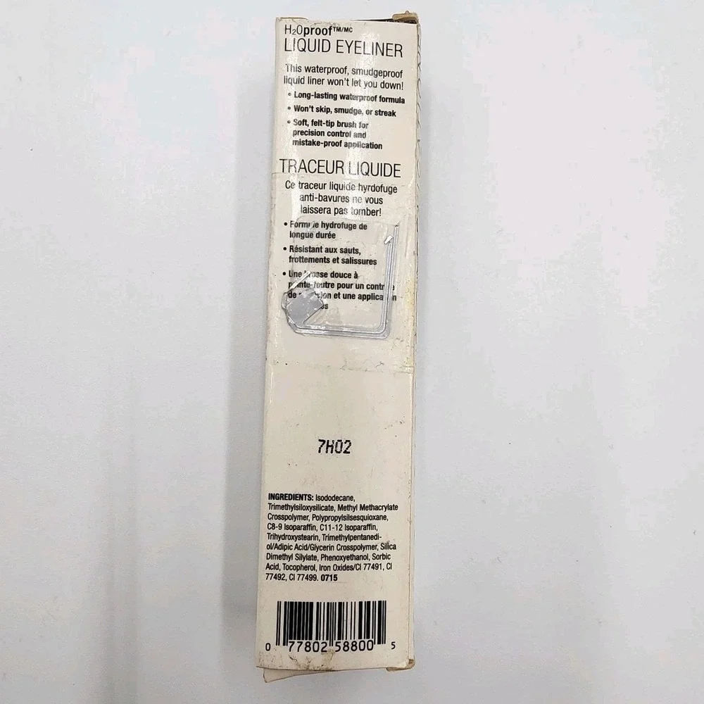 Wet n Wild H2OProof Liquid Eyeliner Dark Brown 880 Waterproof .17‎ Fl Oz New